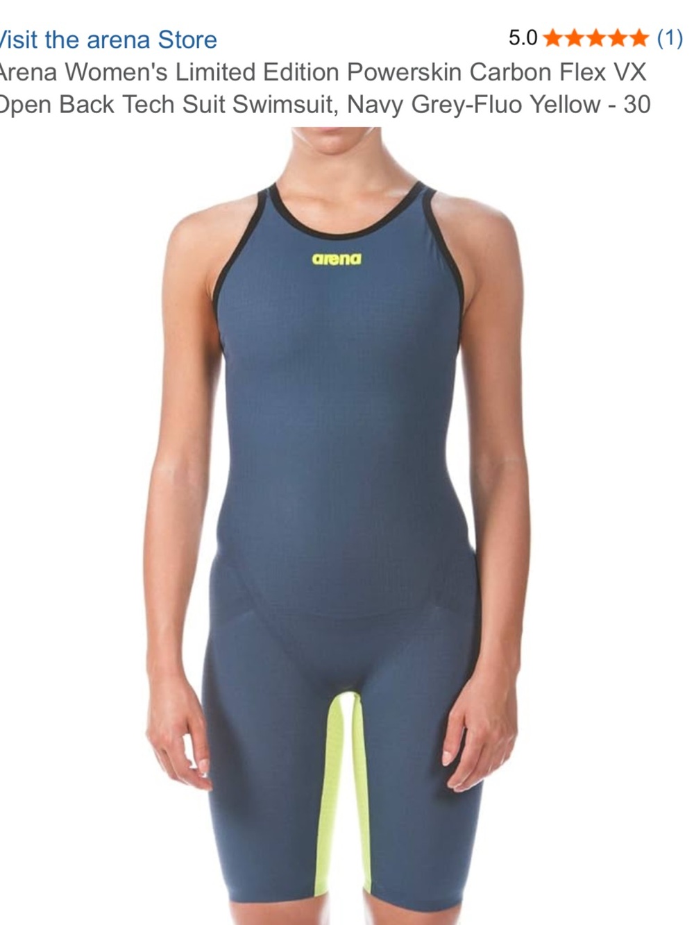 Arena Women's Limited Edition Powerskin Carbon Flex VX Techsuit / Swimsuit